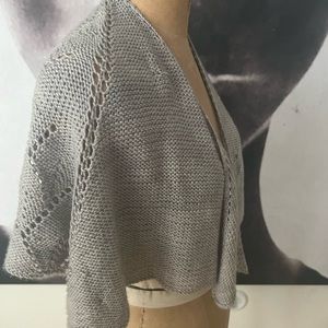 Hand made crochet shrug